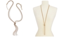 Charter Club Tri-Tone Multi-Chain Knotted Lariat Necklace, 30" + 2" extender, Created for Macy's 